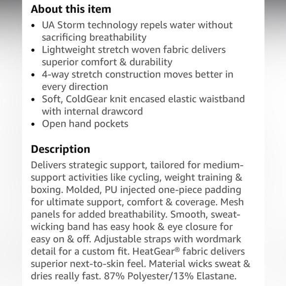 Under Armour Stretch Woven Fitted Tapered Pants Black - Picture 2 of 10